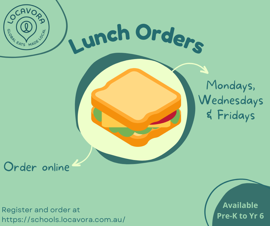 Lunch Orders - 3 days a week